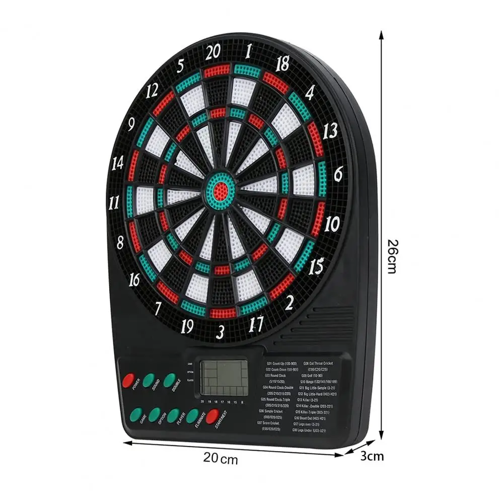 

Indoor Outdoor Dart Board Electronic Dart Board Set with Lcd Screen for Indoor or Outdoor Entertainment Auto-scoring Soft Tip