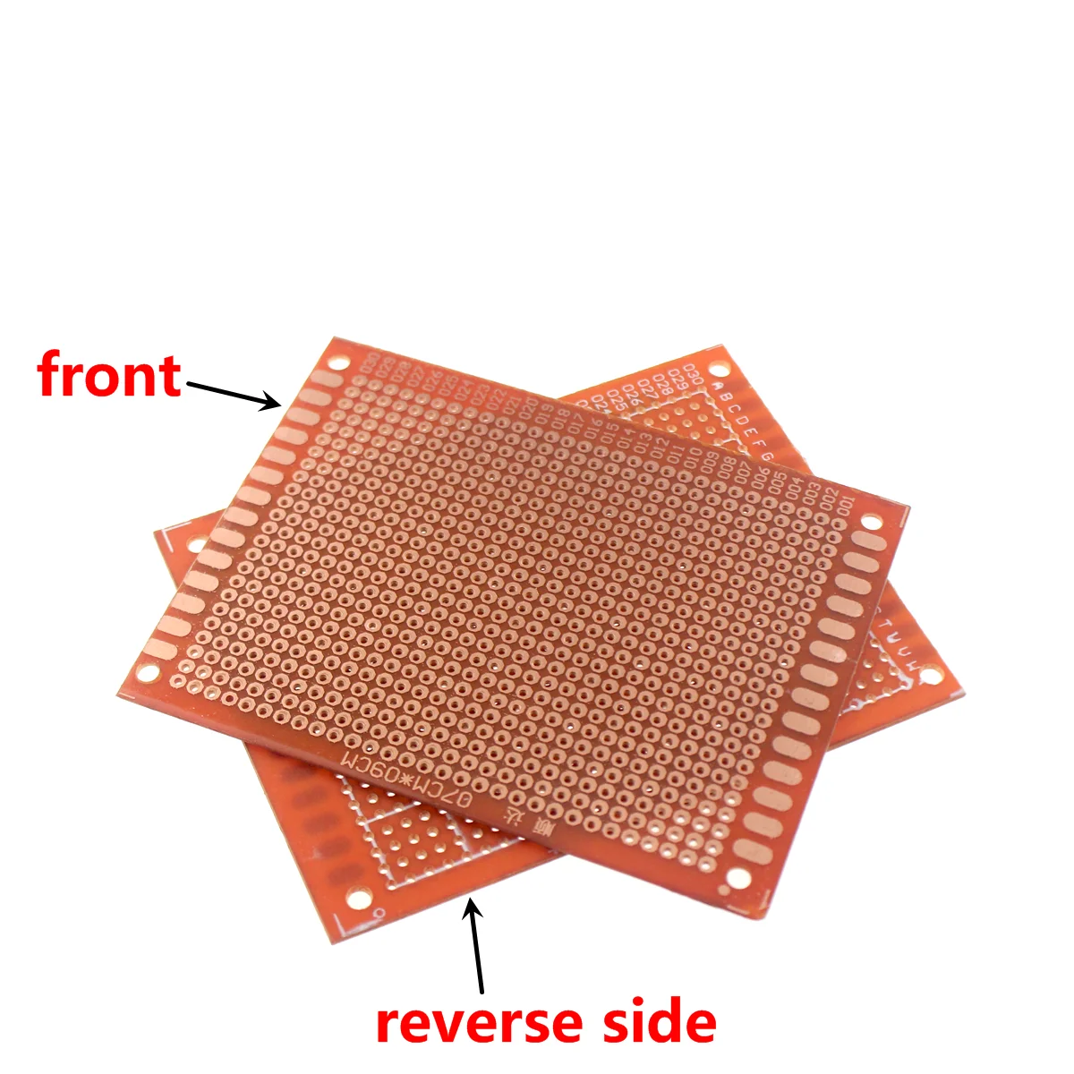 10Pcs PCB 5x7 7X9 9X15  PCB 5cm 7cm DIY Prototype Paper PCB Universal Board yellow