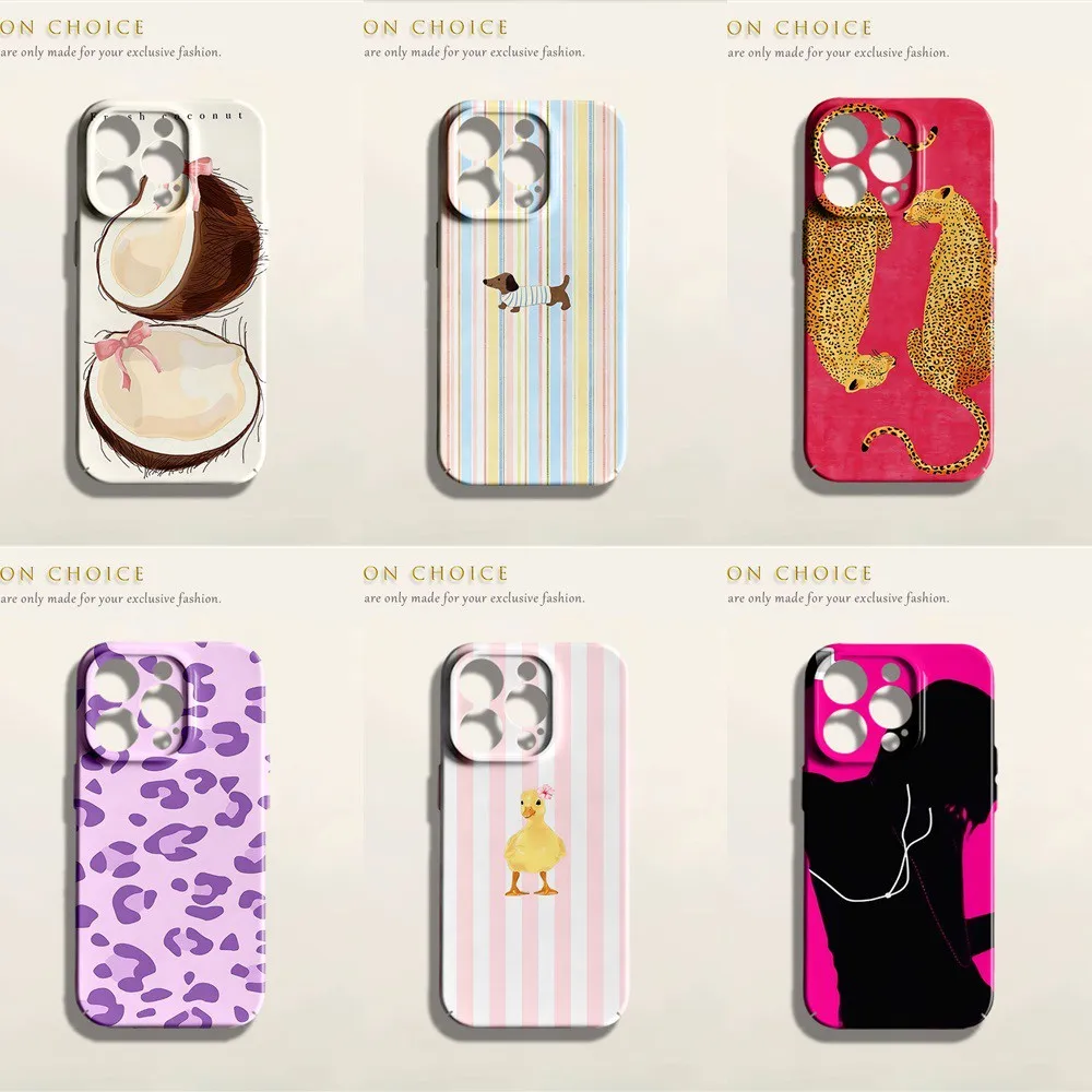 HOT Luxury Phone Case for Samsung Galaxy S20 S21 S22 S23 S24 S25 S26 FE Plus Ultra 4G 5G Glossy Film PC Purple Leopard