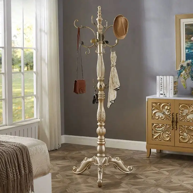Gold Display Boutique Clothes Rack Drying Hanging Luxury Design Clothes Rack Living Room Nordic Colgador De Ropa Furniture Home