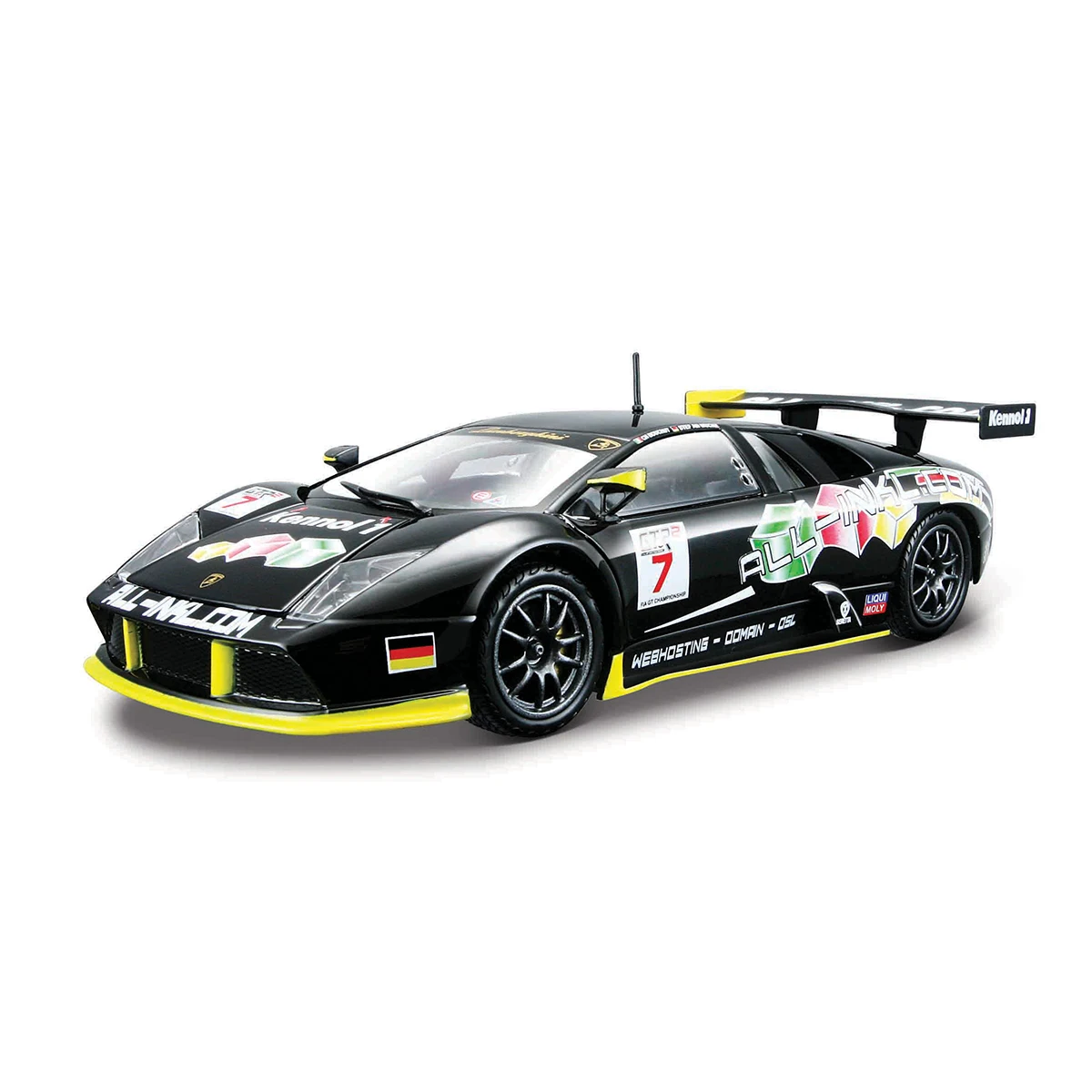 Bburago 1:24 Lamborghini Murcielago FIA GT Racing Car Static Die Cast Vehicles Collectible Model Car Toys