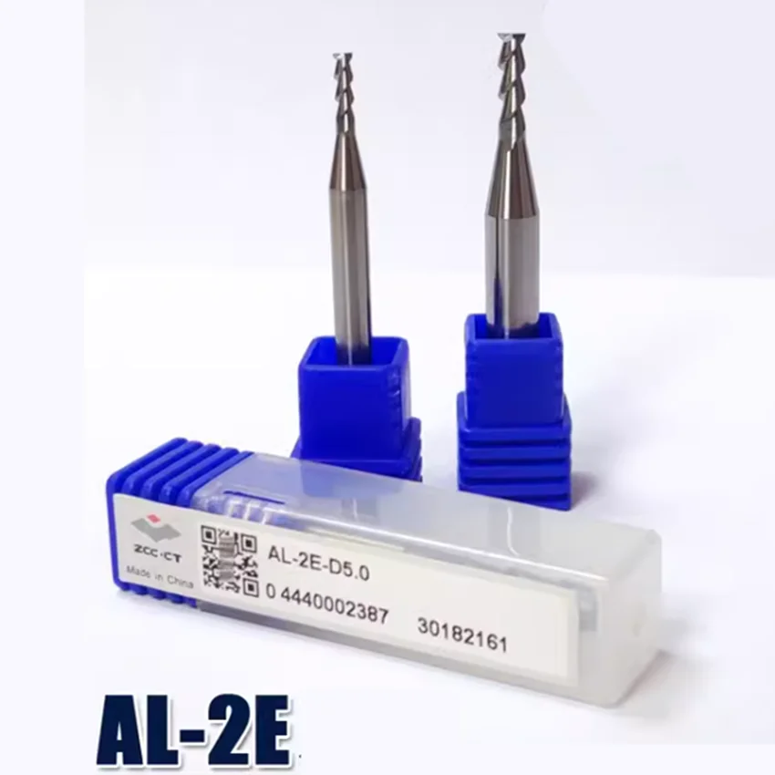 AL-2E-D4.0 AL-2E ZCC.CT Solid hard alloy tungsten steel end mill AL-2E-D4.0 Double-edged for aluminum Flat End Mills 10pcs 50pcs