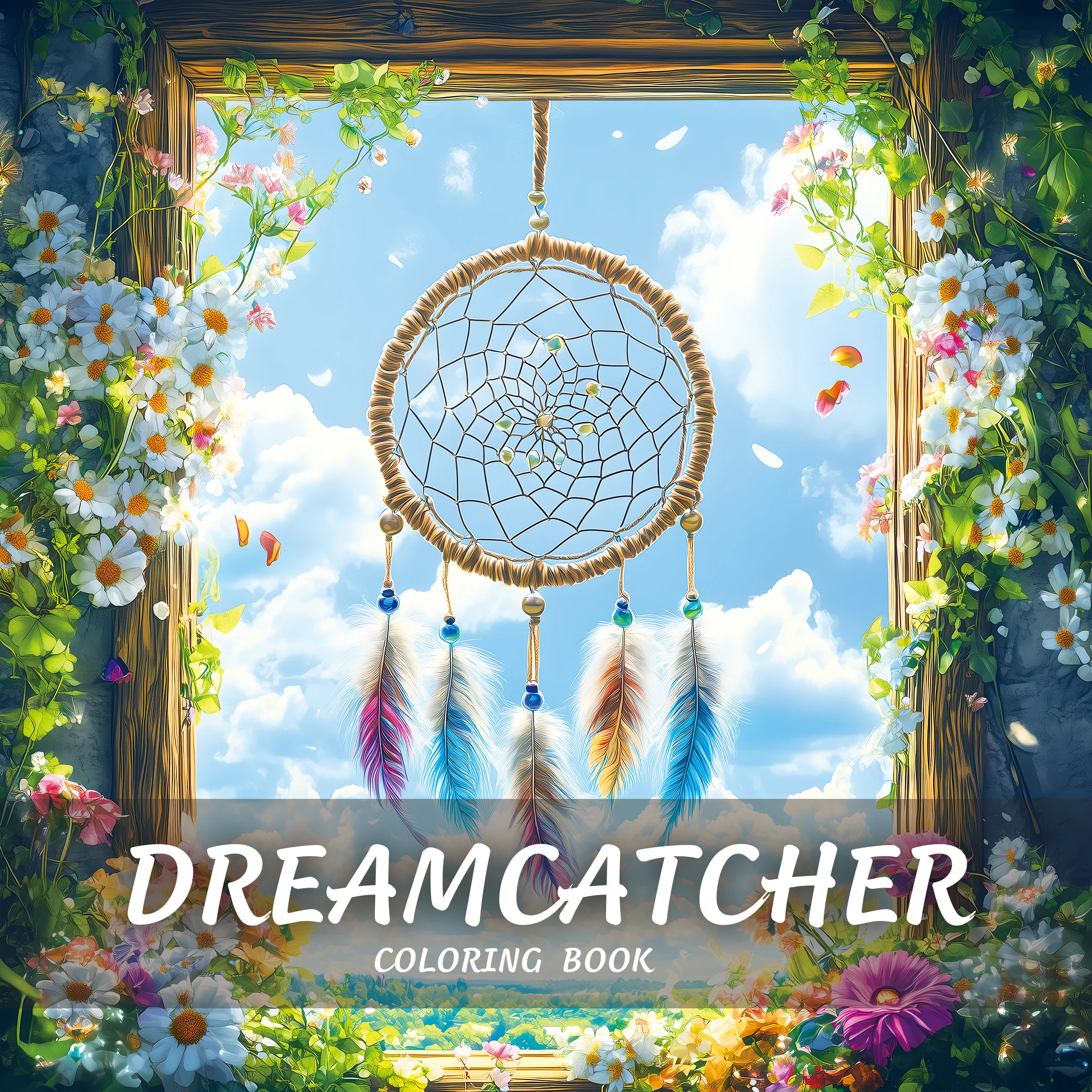 

DREAMCATCHER Coloring Book 26Pages For Children Adult Relieve Stress Kill Time Graffiti Painting Drawing Art Books