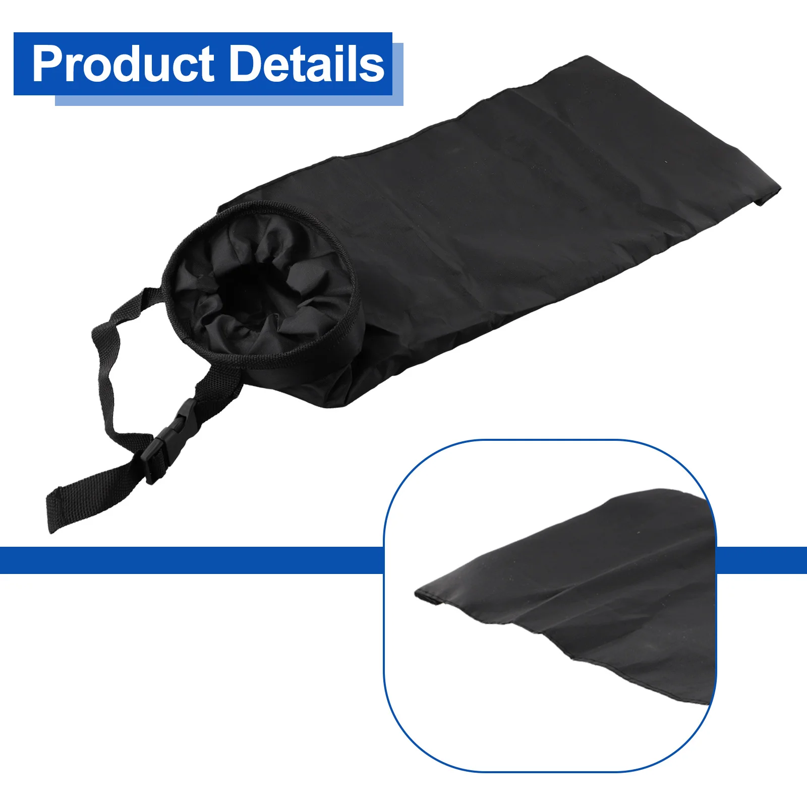Reusable Car Trash Holder for Seat Back with Spacious Oxford Cloth Storage Bag for Garbage and Small Item Storage