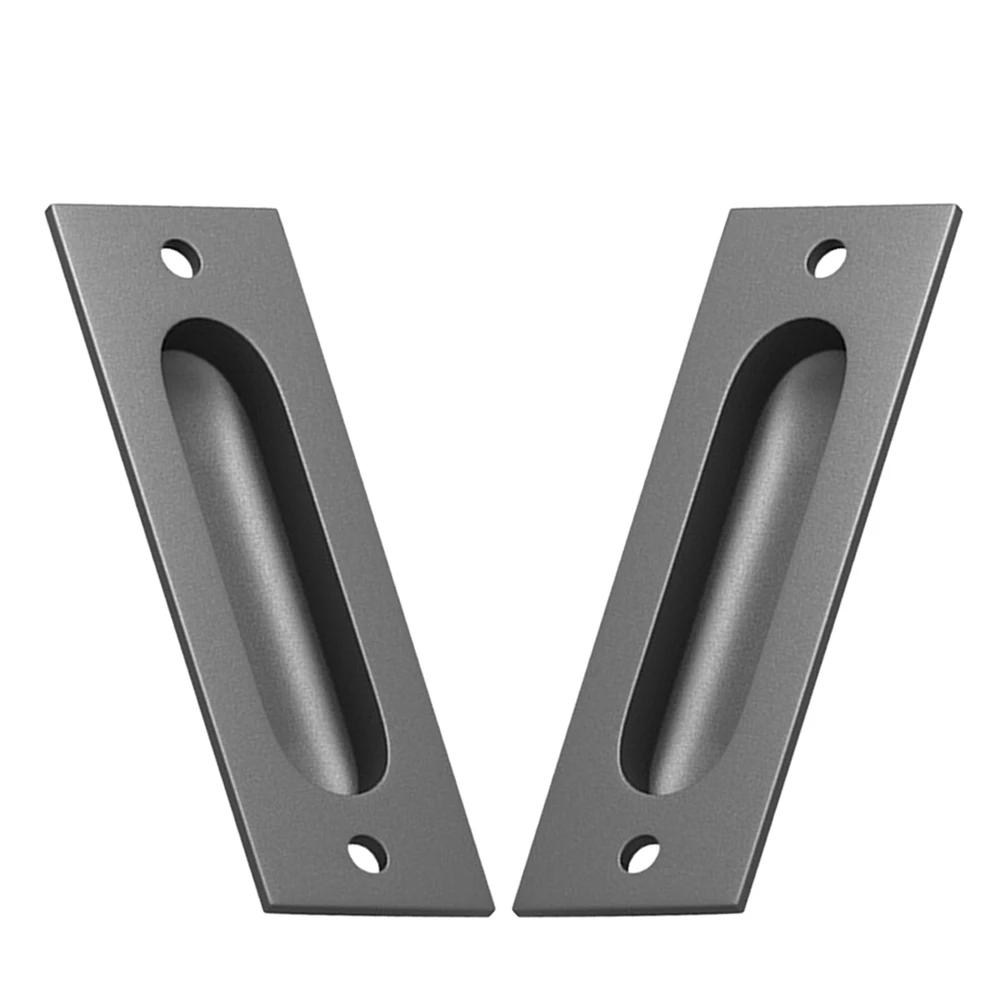 

Квадратная скрытая фурнитура, утопленная H для дверцы сарая, карманное крепление для шкафа, скрытый H-дизайн, прочный