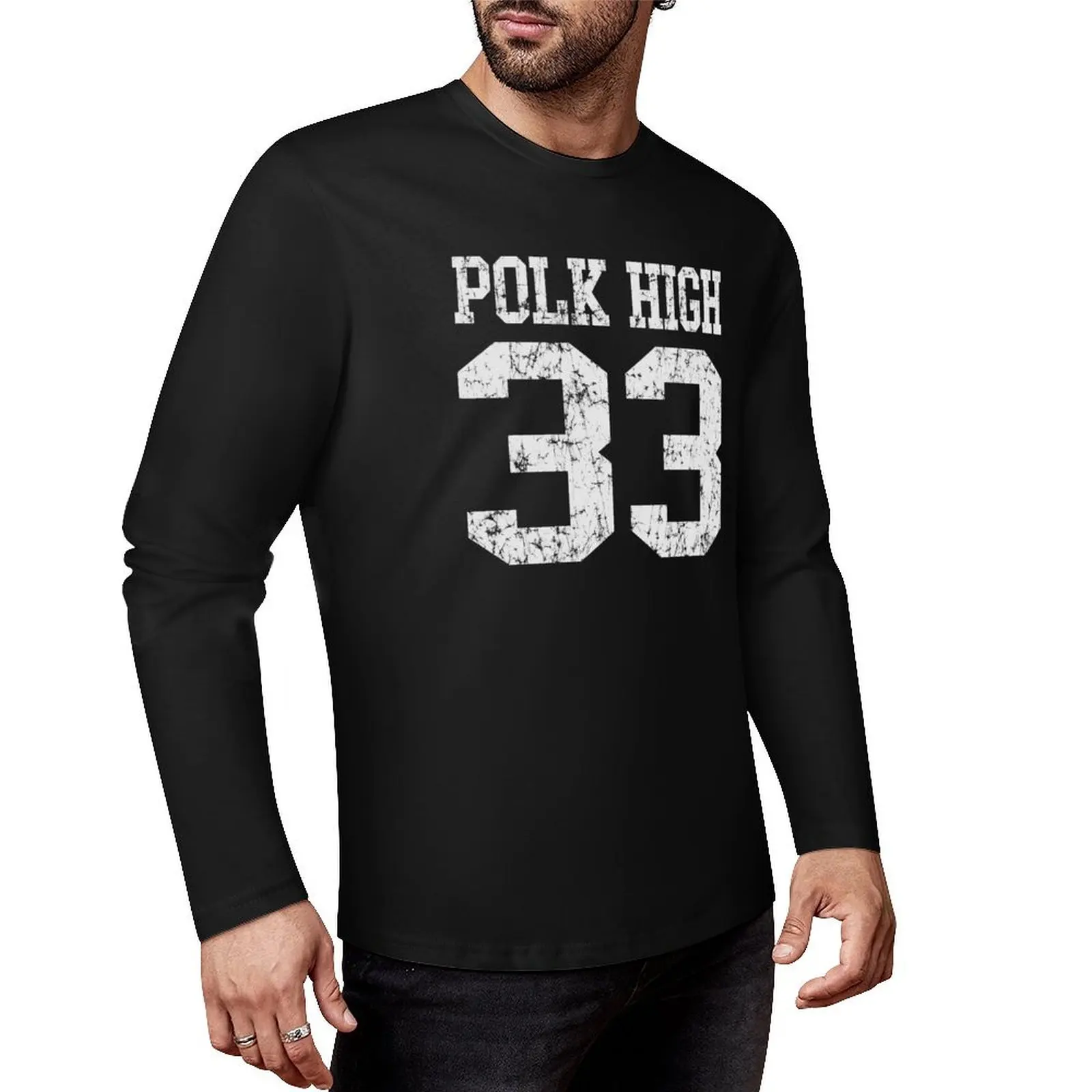 

Polk High 33 Long T-Shirt quick-drying t-shirt cute clothes men workout shirt