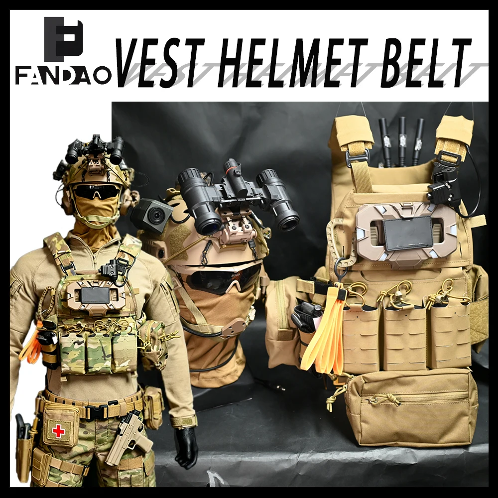 

Tactical Vest Helmet Belt Suit Airsoft Light Laser Cut Vest MOLLE Quick Release Protective Equipment for Outdoor Training Combat