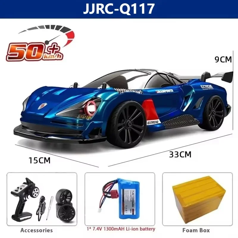 JJRC-Q117 coche de Control remoto 1:16 35 km/H de alta velocidad 2,4g Control remoto tracción en las cuatro ruedas coche de carreras de deriva coche de Control remoto de juguete