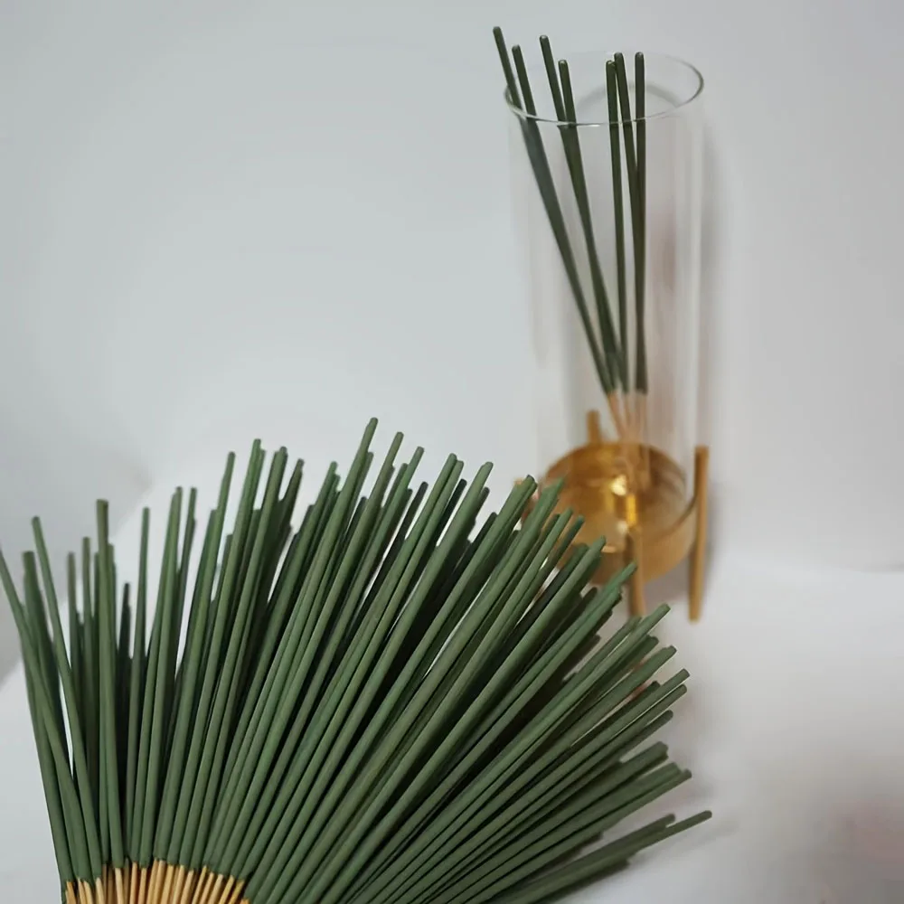 10/50/172 يدعم بخور المريمية البيضاء طويل الأمد - أعواد بخور من الخيزران الطبيعي، أخضر أنيق، مناسبة للمنزل، اليوغا، التأمل، تزيين العطلات - مثالية للاستوديوهات الروحية وعيد الشكر، عيد الفصح، تصميم ناعم #3