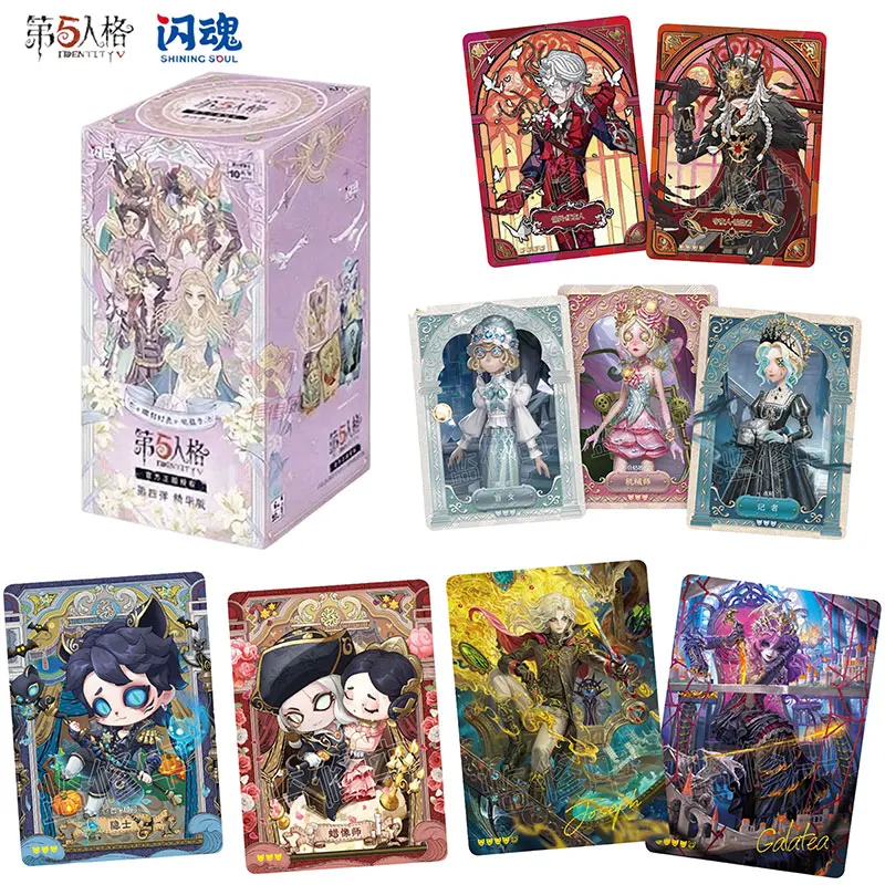 SHININGSOUL Identity V Essence 4th Official Collector Cards Mechanic & Reporter Dual Role SE Cards Game Blind Box Collection Set