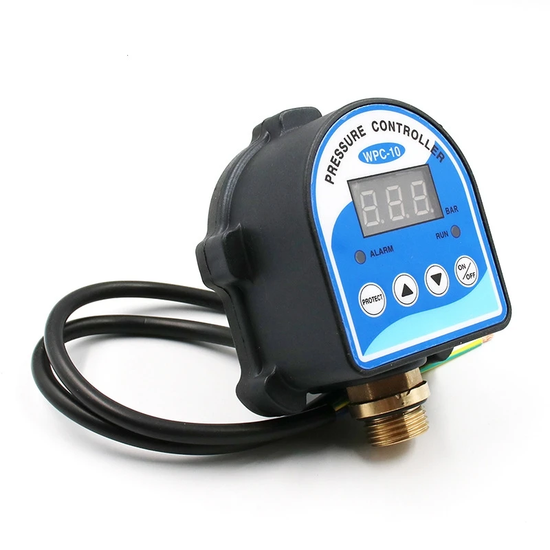 1PCS Automatic Air Pump Water Oil Compressor Pressure Switch For Water Pump Digital Display Eletronic Pressure Controller