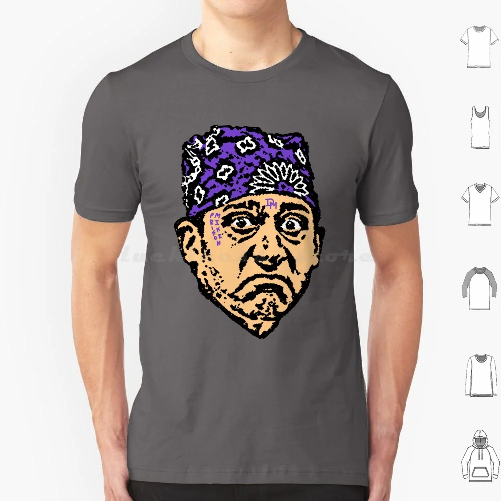 Camiseta de prisión Mike talla grande 100% algodón The Office Show Tv Michael comedia película Dwight Jim Pam Kevin Dunder Paper