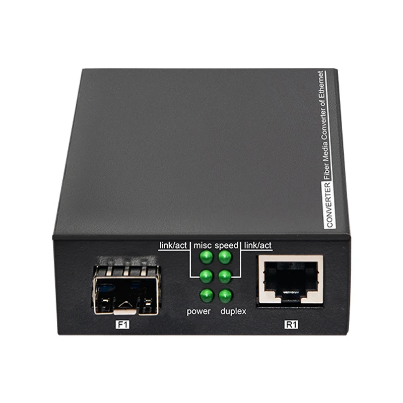 2.5G fiber optic transceiver LC/SC port 2.5G photoelectric converter RJ45 port 100/1000M/2500M Ethernet converter