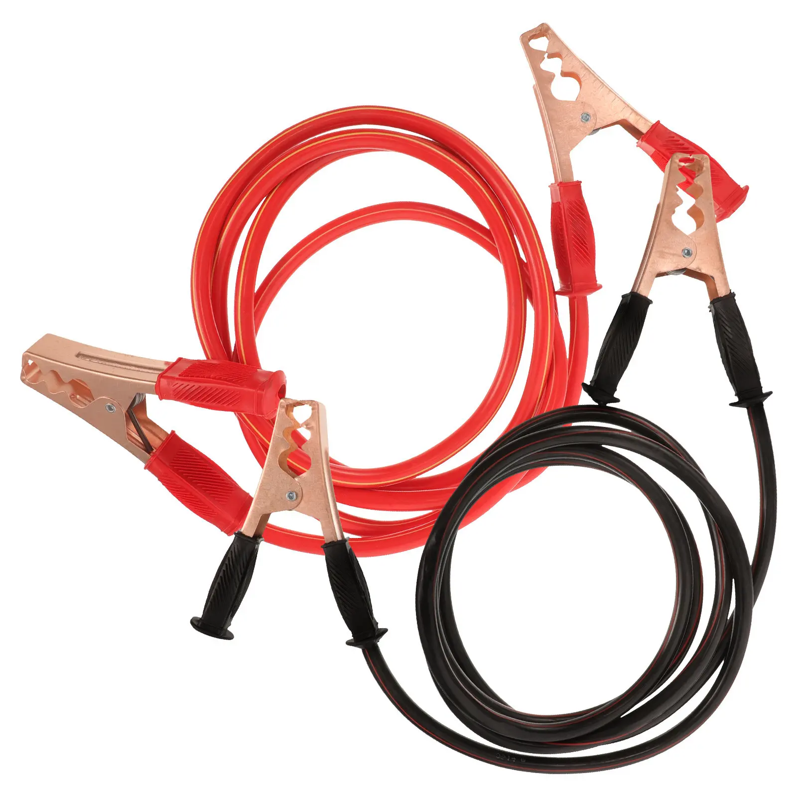 

Комплект из 2-х кабелей для запуска двигателя, 3 метра, усиленные, для автомобиля, грузовика, внедорожника, аварийный запуск, автомобильный инструмент