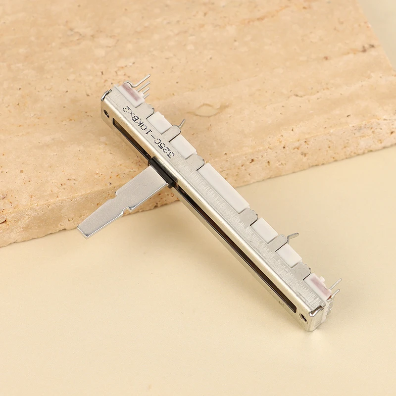 Potenciómetro deslizante recto serie RS45, fader de tempo y pitch 10KB×2 DCV1024, longitud total 60MM, para DDJ-SB, DDJ-SB2, DDJ-SB3, DDJ-400 (1 unidad)