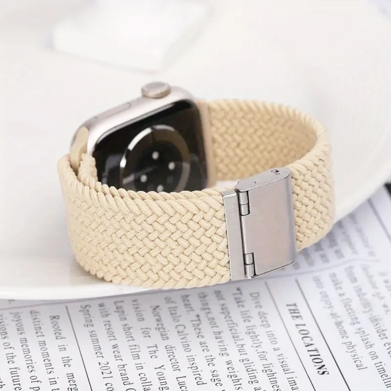 Braided Loop For Apple watch 11 band 49mm 45mm-40-41-44mm Nylon Elastic bracelet iWatch series 10 9 8 se 3 6 7 5 4 ultra 3 strap