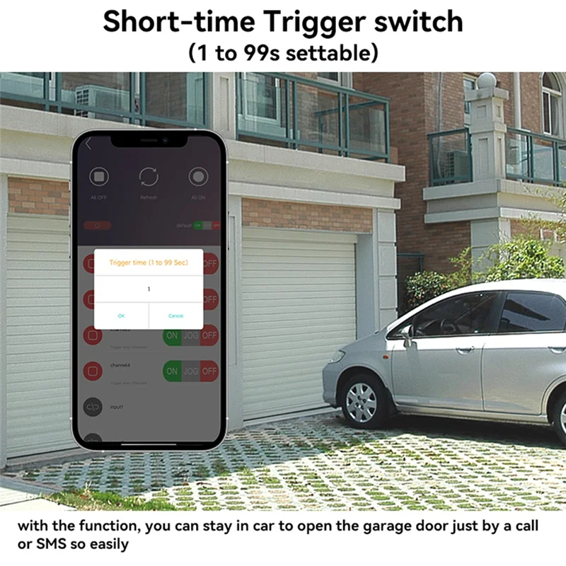 SMS GSM 4G LTE 8 Channel Relay ON/OFF Switch For Gate Opener Motor Control SM8-WLTE APP Remote Controller EU Plug-AT30