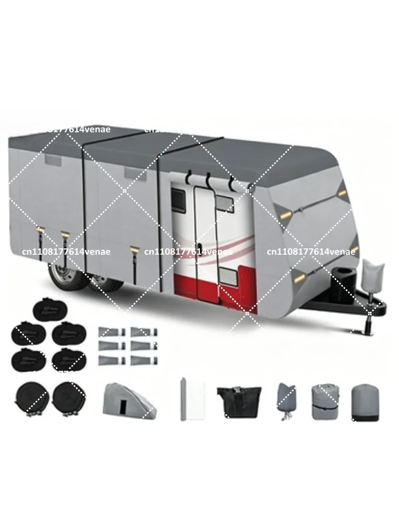 Waterproof Camping RV Cover for Touring Car Trailer Sunroof Convertible Hardtop
