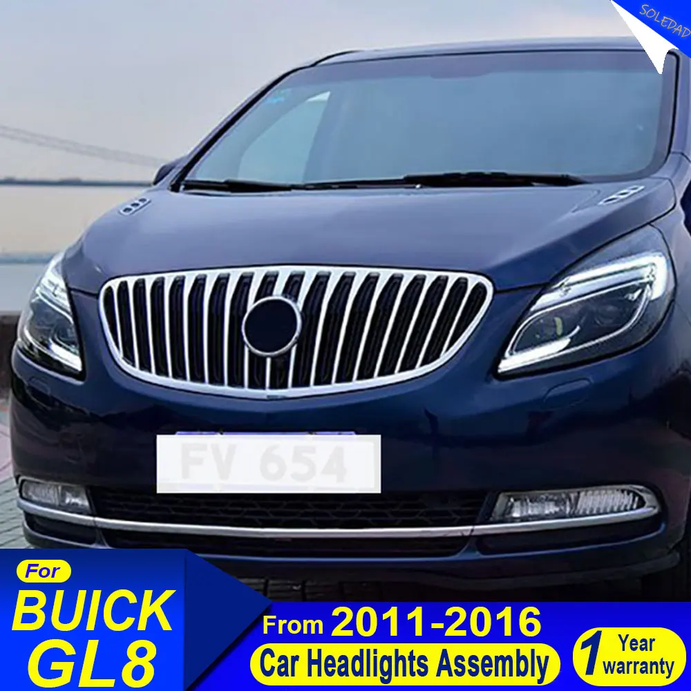 

Car Headlights Head Lamp for Buick GL8 2011-2020 Headlights LED DRL Dynamic Turn Projector Head Lamps Plug and play