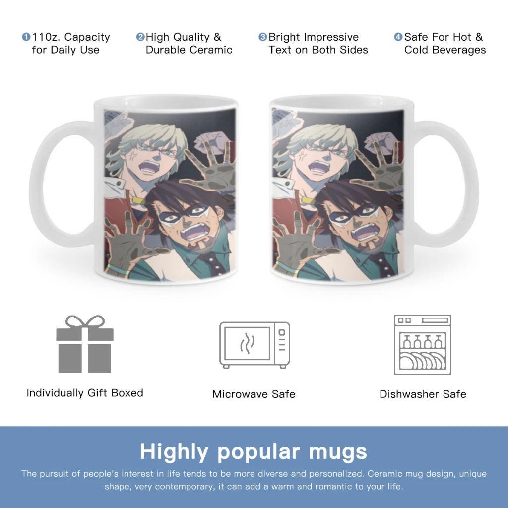 TIGER & BUNNY Ivan Karelin Kaburagi Kotetsu Free shipping Coffee Mug Custom Tea Cup Black Milk Beer Mugs Lovers Friends Gifts