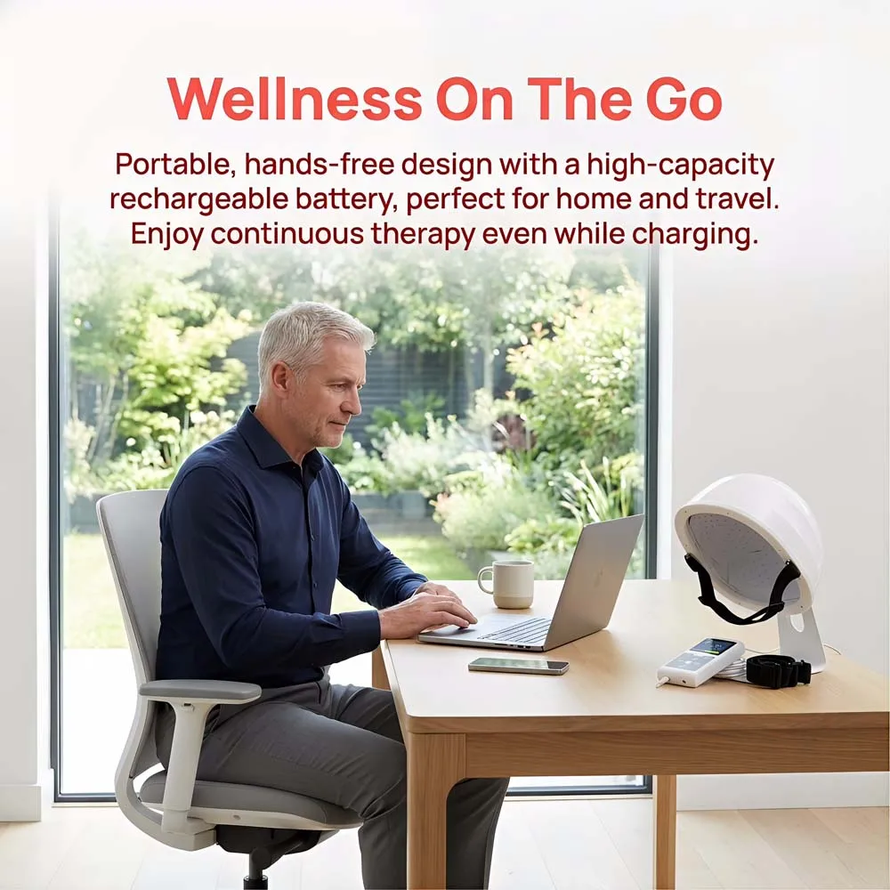 

Transcranial Photobiomodulation Helmet for Depression Anxiety Insomnia 810nm PBM Brain Light Therapy Cap Bedtime Use