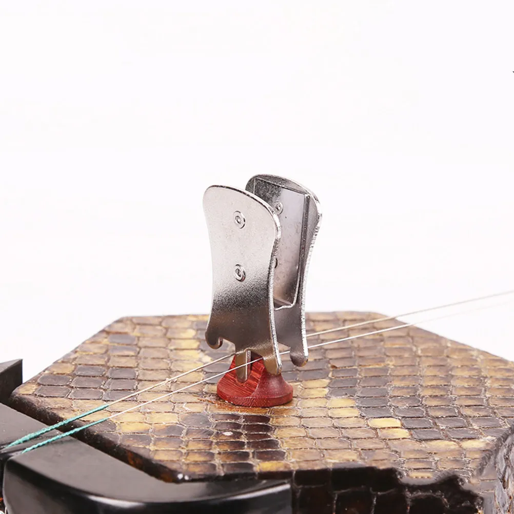 4 Pcs Musical Instrument Mute Pad Erhu Practice Mutes Muffler Useful Trumpet Electroplated Steel