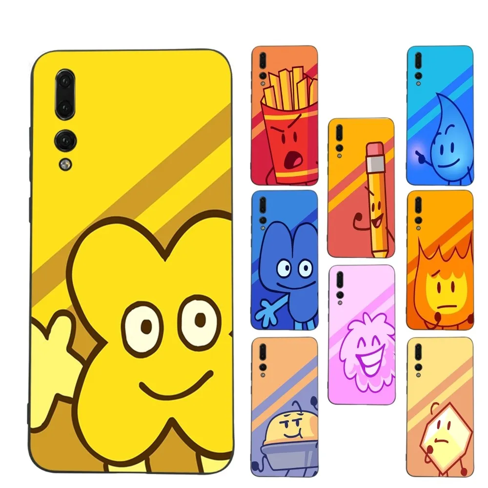 Bfdi Battle For Dream Island Phone Case For Huawei P 8 9 10 20 30 40 50 Pro Lite Psmart Honor 10 lite 70 Mate 20lite