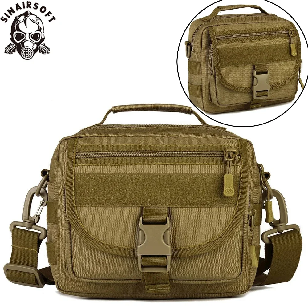 SINAIRSOFT уличная тактическая армейская веерная прочная нейлоновая камуфляжная сумка через плечо повседневная унисекс дорожная сумка вместительная сумка SINAIRSOFT уличная тактическая армейская веерная прочная нейлоновая камуфляжная сумка через плечо повседневная унисекс дорожная сумка вместительная сумка