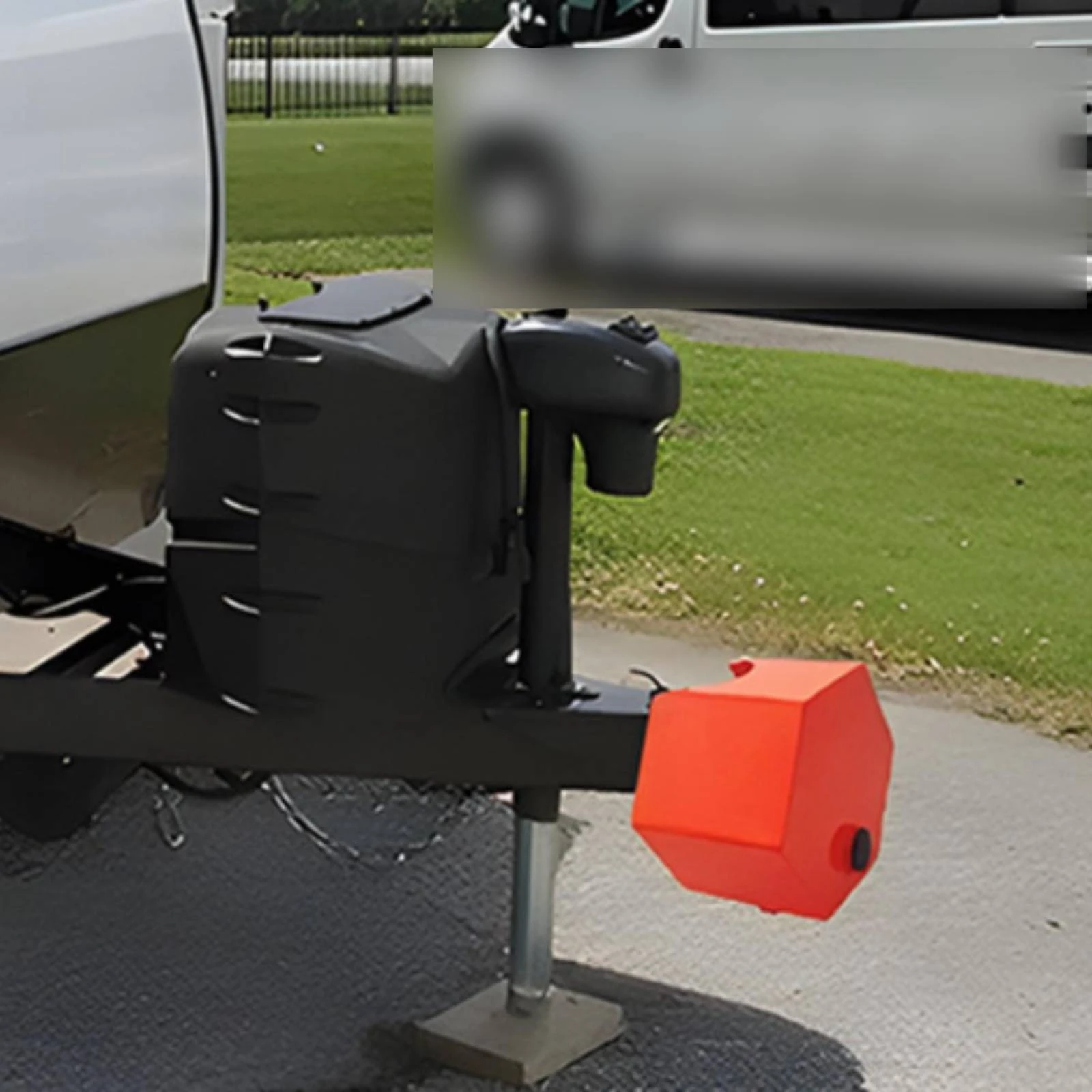 Trailer Hitch Coupler Lock Heavy Duty Trailer Coupler Lock Secure Tamper Resistant for Storage Areas, Parking Lots