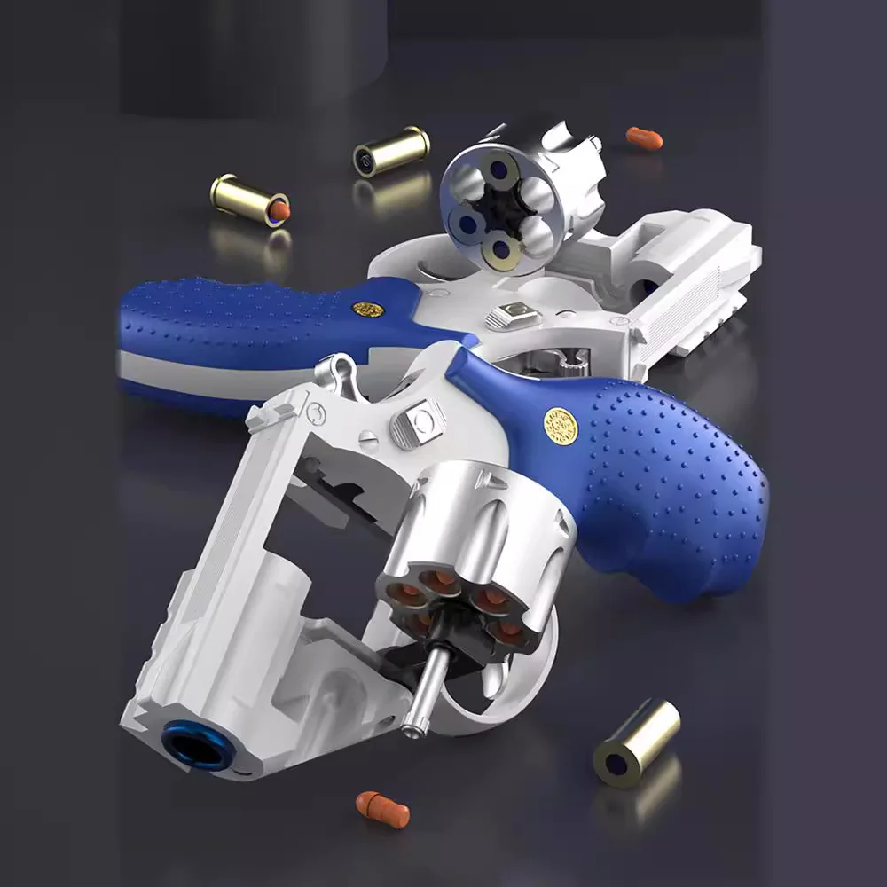 Sky Forensic Police Repeatedly Fires Left Wheel Launcheable Toy Soft Bullet Decompression Model Gun