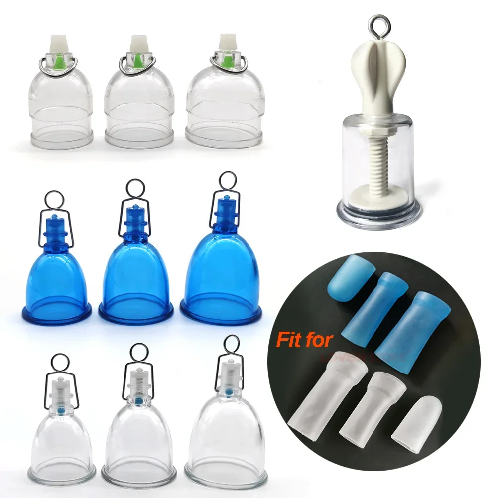 Penis Pump Enhancer Hanger Vacuum Glans Cup for Penis Enlargement Extender Penis Growth Device Enlarger Replacement Accessories