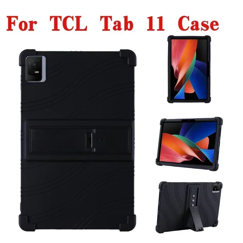 

Для TCL Tab 11, 9166G, 10,95 дюйма, мягкая силиконовая подставка, регулируемый чехол для планшета, чехол для TCL NxtPaper 11 9466X 10,95 дюйма, Capas Fundas