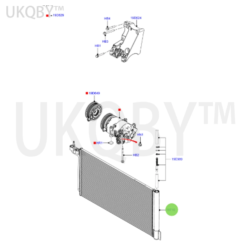 apply Fo x 12 Heat dissipation network AV611970AA