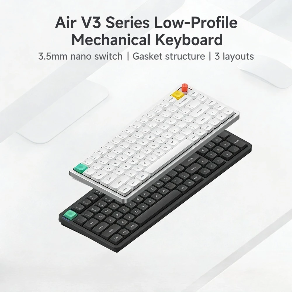 NuPhy Air65 V3 Low Profile Keyboard Wireless Tri-Mode Hot Swap 65