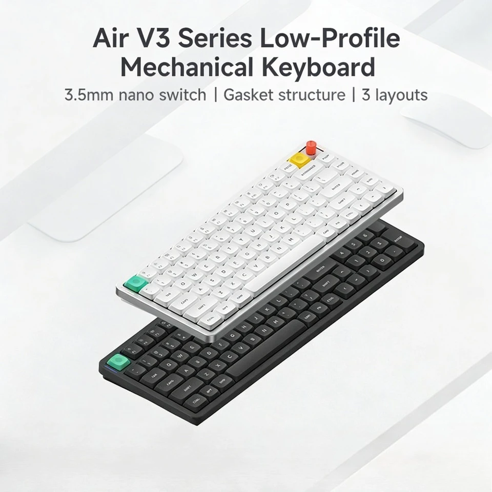NuPhy Air65 V3 Low Profile Keyboard Wireless Tri-Mode Hot Swap 65