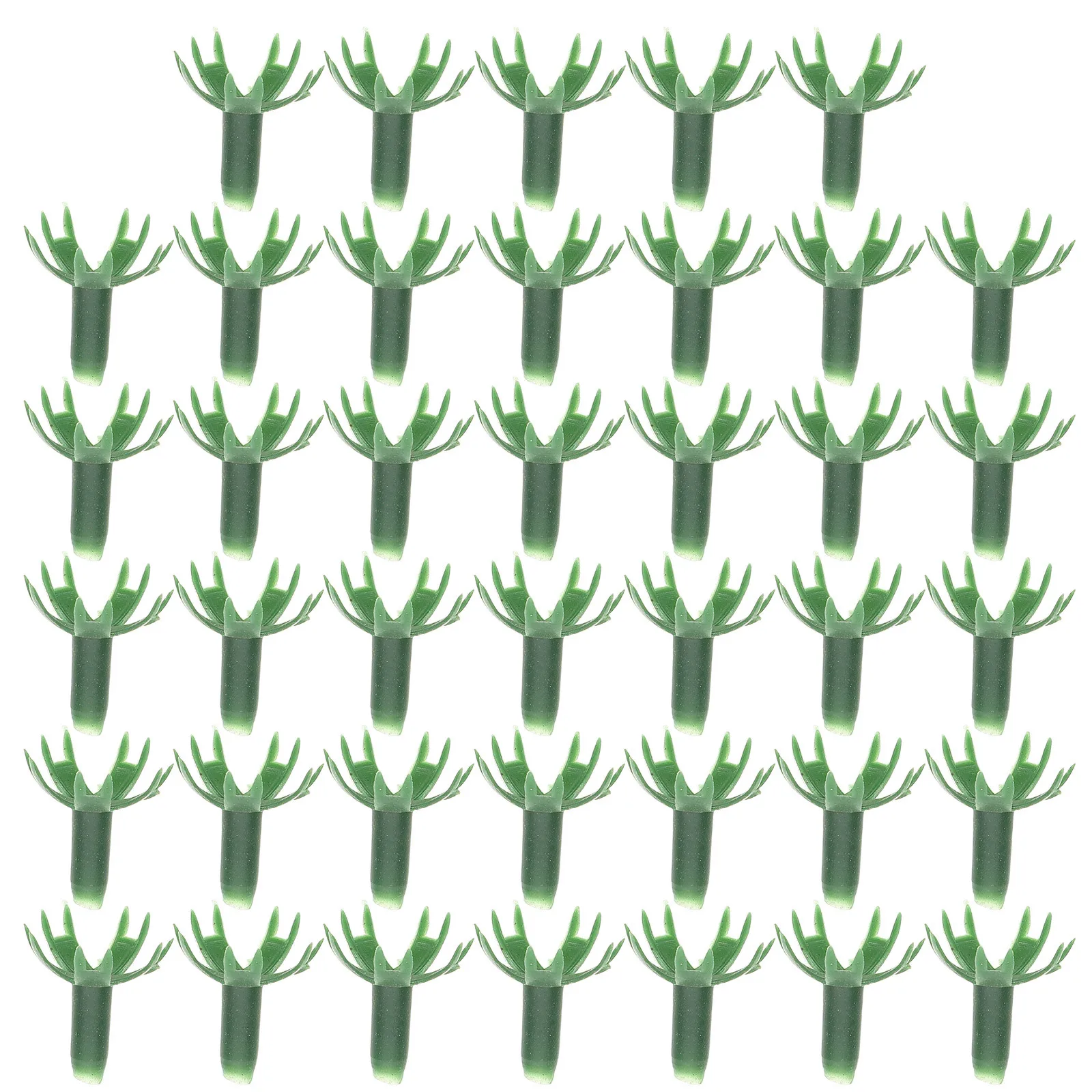 

40pcs Artificial Flower Calyxes Green Plastic Floral Receptacle For Diy Wedding Arrangements Home Decor Cake Decoration Craft