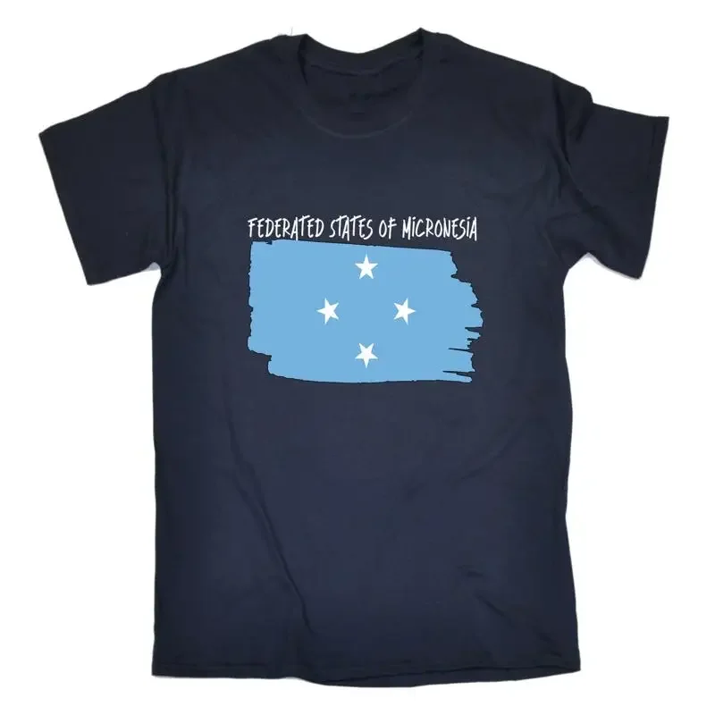 Federated States Of Micronesia Country Flag Sports Mens T Shirt