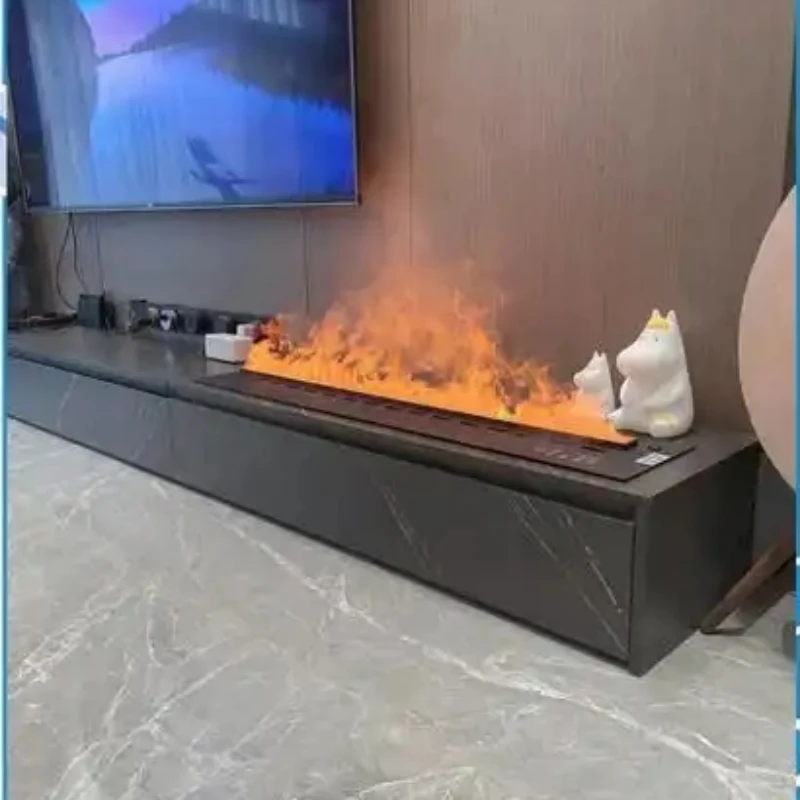 

5-летняя гарантия 3D огненный линейный поддельный светодиодный пламя электрический камин с водяным паром искусственное пламя поддельный огонь