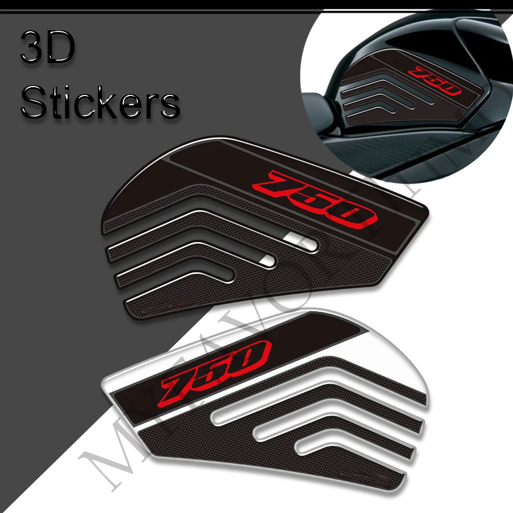Motorcycle For Suzuki GSX-R750 GSXR750 GSXR GSX-R 750 GSX R750 Tank Pad Grips Gas Fuel Oil Kit Knee Protector Stickers Decals