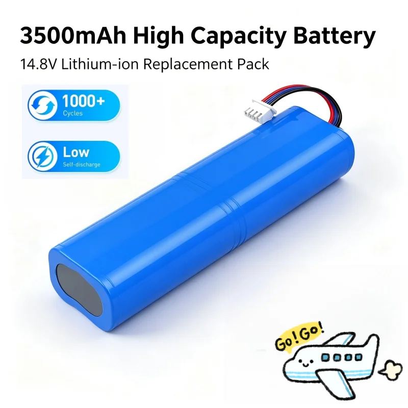 Long-Lasting  Replacement Battery for Ecovacs Deebot Ozmo 901 905 920 930 937 N8 Pro,14.4V Li-ion Power for Robot Vacuum Cleaner