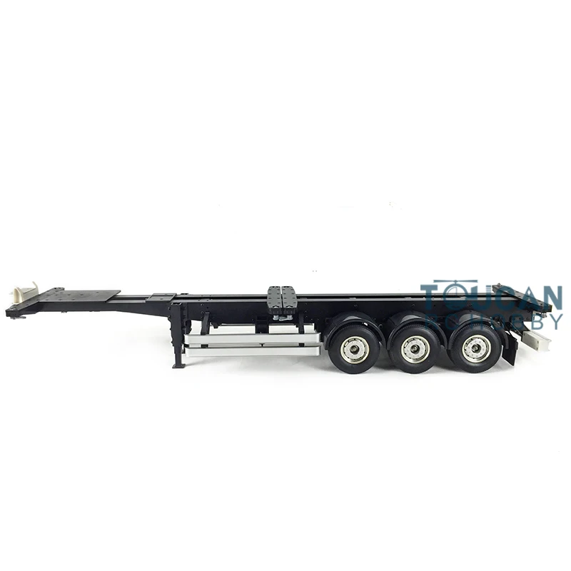 TOUCAN 1/14 40Ft Semi Trailer Container 3Axles Chassis Kit RC Tractor Remote Control Truck Outdoor Toys For Boys TH01021