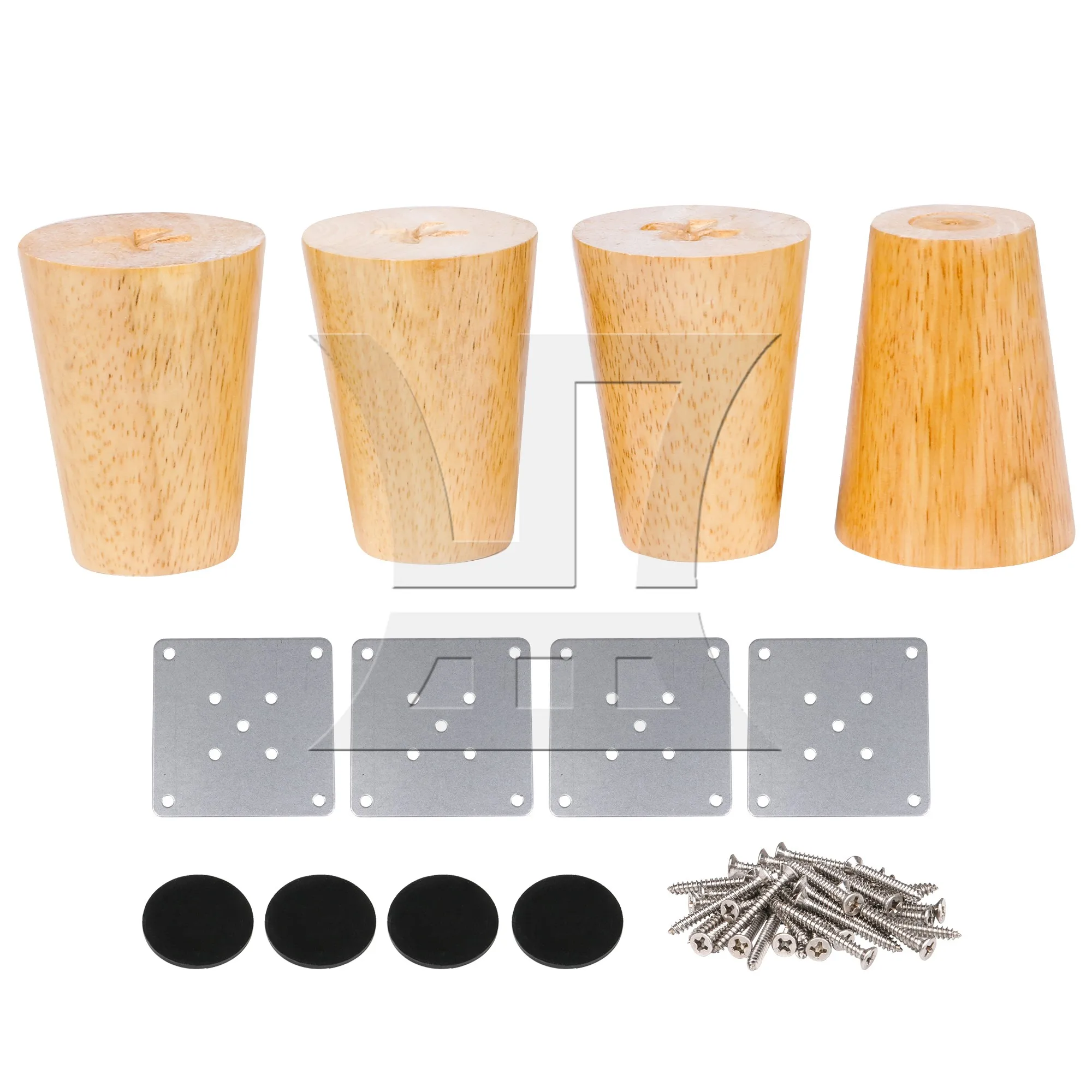 BQLZR Ножки для деревянной мебели 8x5,8x3,8 см Запасные части для мебели для дома