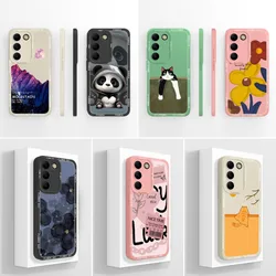 For Vivo V30 Lite V30SE Back Cover Soft Popular High Mountain Pattern Ultrathin Silicone Protection New Case For Vivo V30E Funda