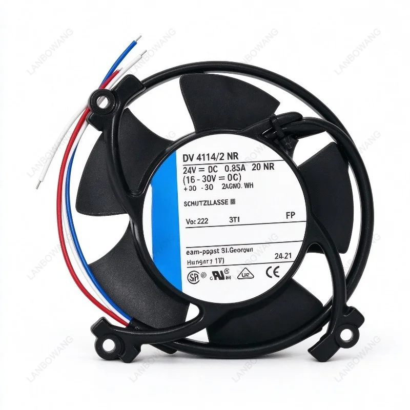 For EBM DV4114 2NR 24V 20.5W 3 Wire DC Fan High Speed Cooling Blower For Industrial Equipment Ventilation System