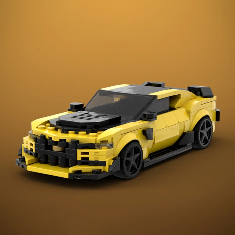 351pcs MOC Bumblebee Classic Vehicle Camaro Racing Series Model Building Blocks Hero SciFi Pirate Voyage Fortress Fan Toy Gift
