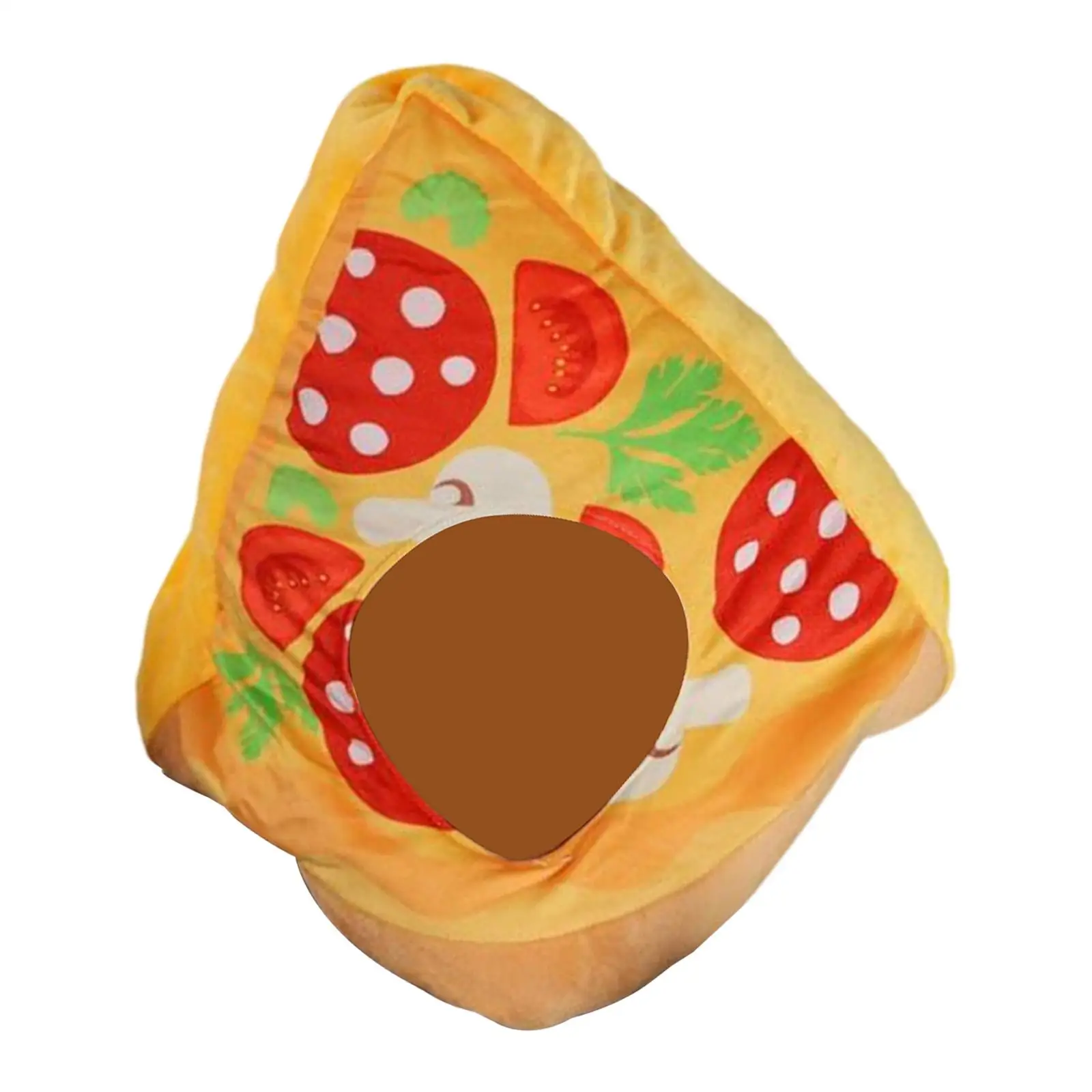 

Pizza Shaped Hat Comfortable Adorable Novelty Gifts Cartoon for Cosplay Costume