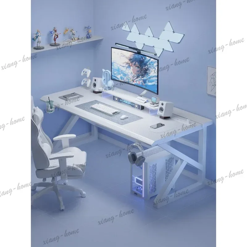 PG Gaming table Desktop carbon fiber computer table Household bedroom Desk can be equipped with a robotic arm