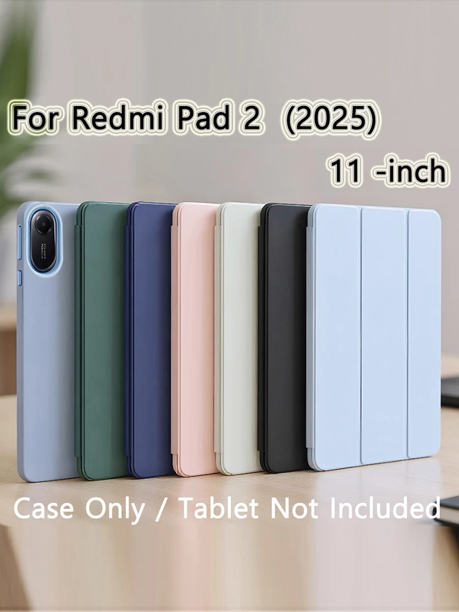 Pour Redmi Pad 2 étui Auto réveil support tablette couverture pour Coque Xiaomi Redmi Pad 2 2025 étui 11 pouces magnétique étui intelligent accessoires