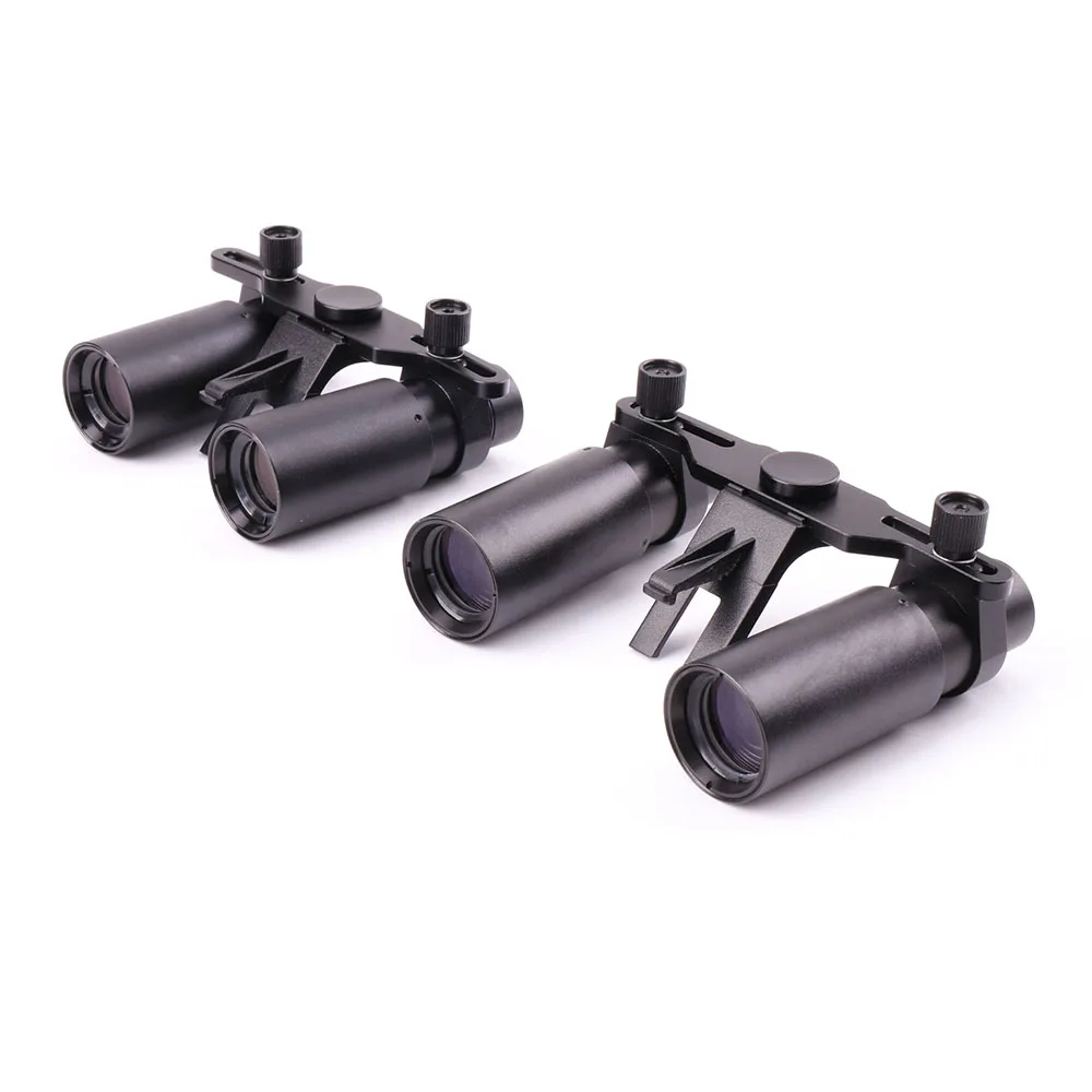 Dental Lupe Lupe Lupe 5x 6x 8x420mm Dental LED Head Light Lampa do powiększenia Lupy lornetkowe