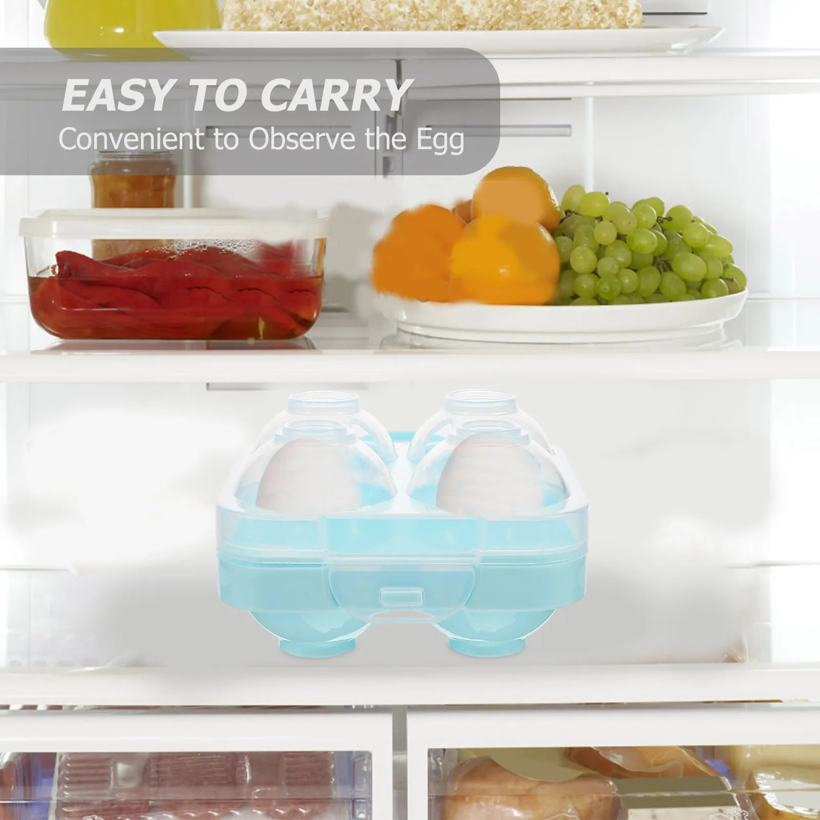 

Fresh Egg Holder Container Organizer Fridge Organiser for Refrigerator Keeper Anti-fall